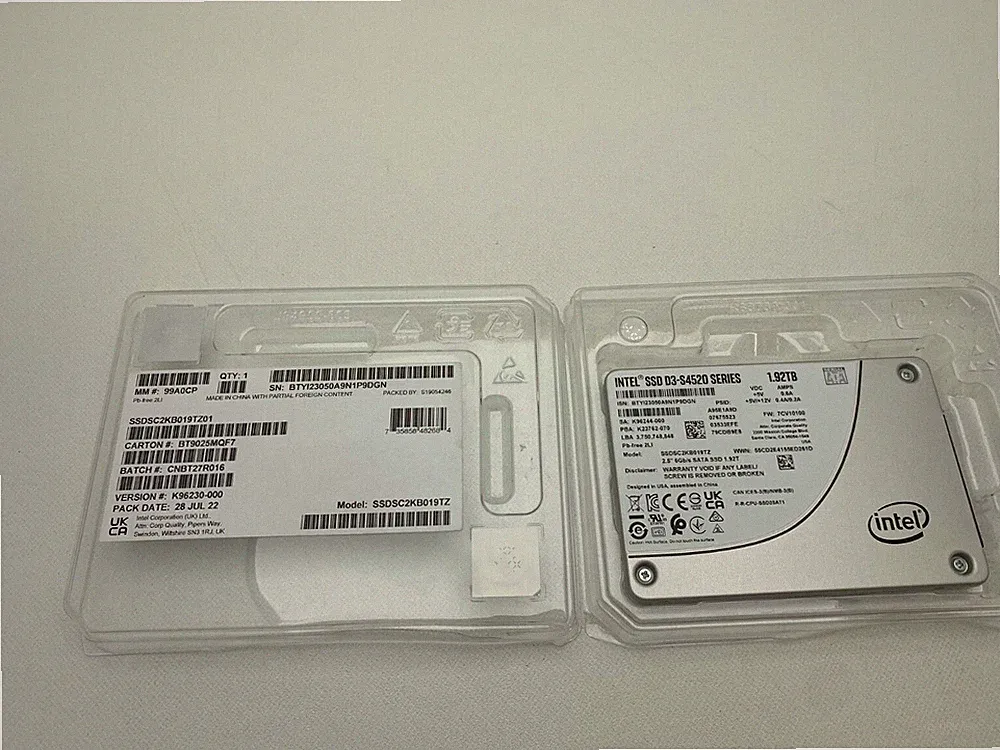 compatible Intel S4520 Series 1.92TB SSD SATA 6Gb/s SSDSC2KB019TZ01 Solid State