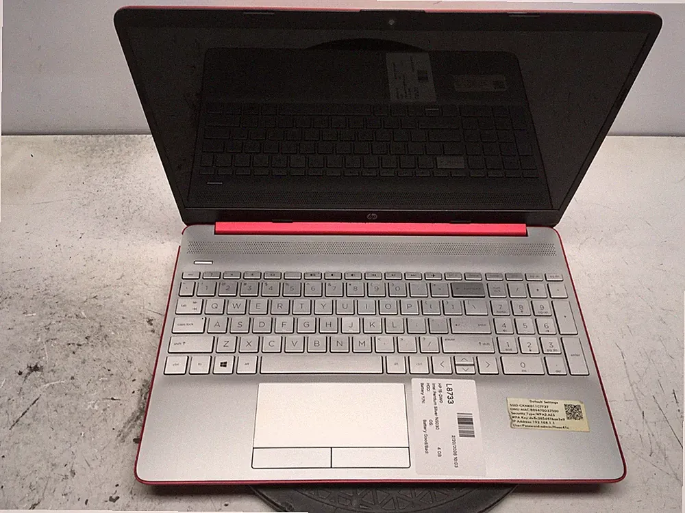 HP 15-DW0 Intel Pentium Silver N5030 1.1GHz 4 GB NO HDD