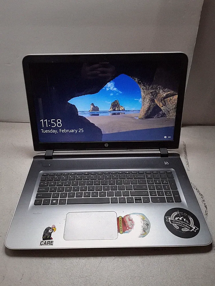 HP Pavilion Notebook Pentium 3825U 1.9GHz 4GB RAM 1TB HDD Win10 #97