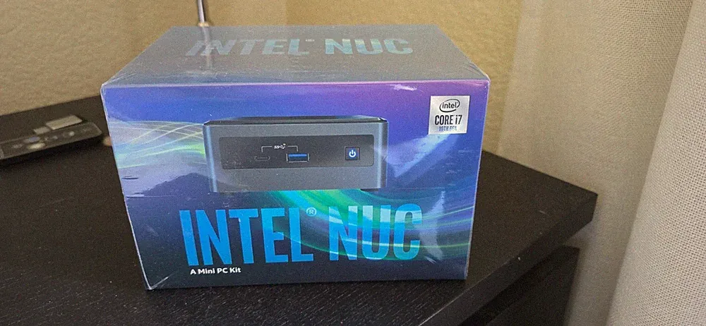 Intel NUC 10i7FNH i7-10710U 1.10GHz CPU 8GB RAM 500GB HDD Drive